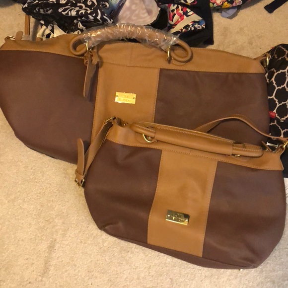 Joy Mangano Bags Joy Mangano Large Rolling Luggage Set Poshmark